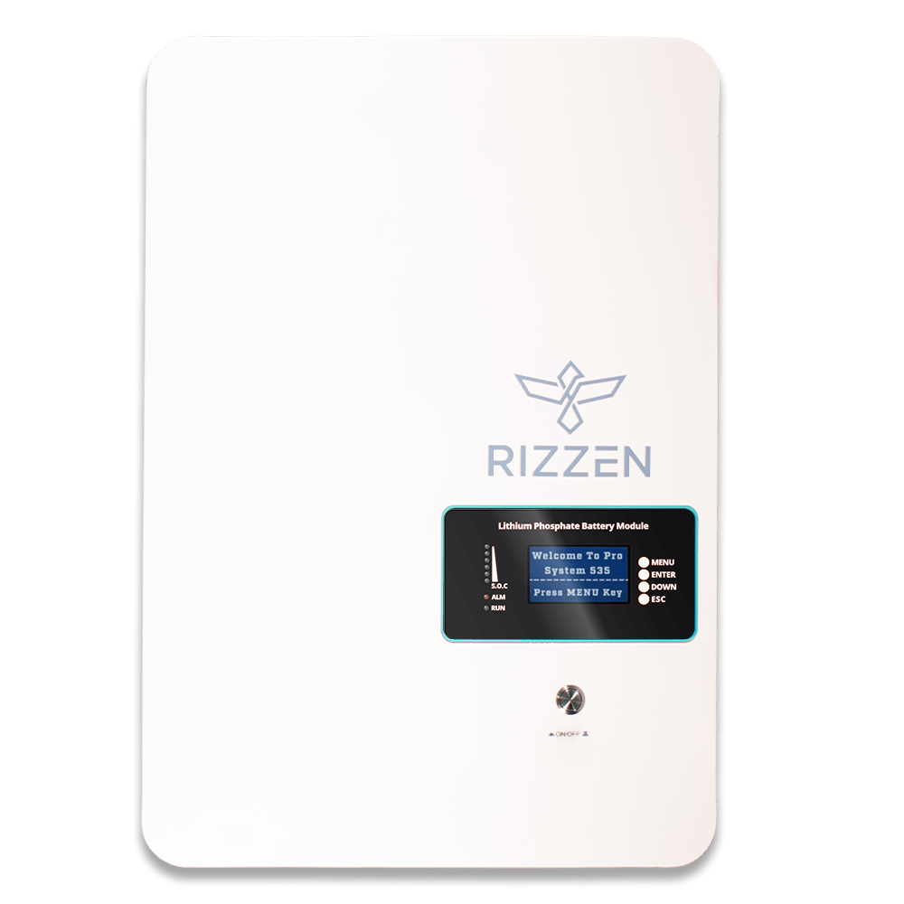 Rizzen5.12kWh LiFeP04 Lithium-ion Phosphate Battery
