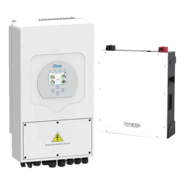 Deye 5kW Inverter & Battery Combo Deal – 1 X Deye 5kW Inverter & 1 X Dyness 5kW 100Ah 51.2V Lithium Ion Batteries