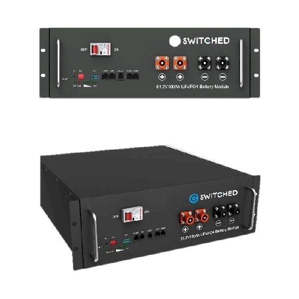 Switched |  5.1KWh Lithium Ion Phosphate (LiFePO4 ) Battery for Power